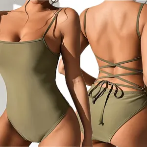 New beach wear sezy girls micro bikinis solid colors bodysuit bikinis sexi woman swimwear for ladies
