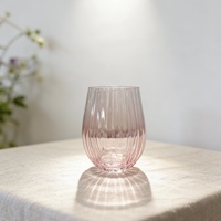 Gobelet à boisson en verre réutilisable, écologique, personnalisé et coloré, pour bar, maison, fête, jus, eau