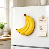 Aimants de réfrigérateur en forme de fruits de dessin animé, en PVC souple et silicone, autocollants magnétiques pour tableau blanc, pour l'apprentissage précoce des enfants, vente en gros