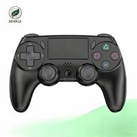 Manette de jeu sans fil BT double vibration pour PS4, contrôleur d'usine d'origine à double joystick