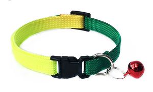 <span class=keywords><strong>Collar</strong></span> colorido de nailon con campana para gato y perro, <span class=keywords><strong>Collar</strong></span> pequeño para cachorro, arcoíris, otros collares para mascotas, venta al por mayor - Product Image 5