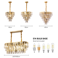 Lustre suspendu moderne en cristal décoratif pour salon et chambre à coucher, design luxueux, éclairage LED intérieur