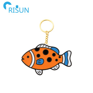 Bán Buôn Cá Vàng Cá Mập Xương Cá Móc Khóa Móc Khóa Llavero Biểu Tượng Tùy Chỉnh Cầu Vồng Brook Trout Fortune Cá Cá Chìa Khóa Câu Cá - Product Image 6