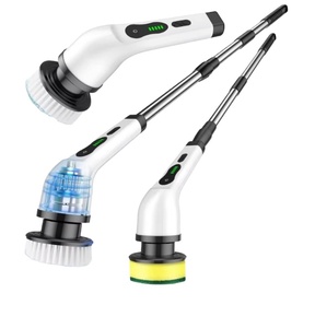 Brosse de Nettoyage Électrique Extensible Sunshine 1.5H Écologique en PP, 2 Vitesses, pour Douche, Salle de Bain, Baignoire et <span class=keywords><strong>Carrelage</strong></span> - Product Image 1