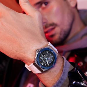 BG8701 Men Automatic <b>Watch</b> 42.5mm Mechanical Wristwatch 50M Waterproof Sapphire Luminous Leather Strap Fashion - Product Image 5