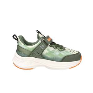 Baskets dinosaures Bull Boys vert militaire talon 3 cm taille enfant 26 27 28 29 30 31 32 33 34 35 - Product Image 5