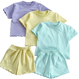 Conjunto de Ropa de Moda para Niñas Pequeñas de 2 Piezas, Camiseta de Manga Corta y Pantalones Cortos, Conjunto de Verano con Bordado Festoneado para Niñas de <span class=keywords><strong>10</strong></span> Años - Product Image 6