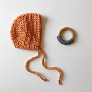 Y-Z Cổ Điển ĐAN Handmade Crochet Cổ Điển Bé Gái Nắp Ca-pô Bé Trai Bonnets