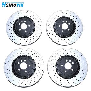 Rotor de freno delantero de conversión de carbono a acero Hsingyik 394X36 MM para Corvette Z06 con configuración de freno de cerámica de carbono 20981825 - Product Image 6