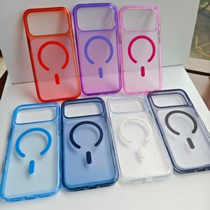 เคสโทรศัพท์ใสแบบด้าน 2.5 มม. พร้อมปุ่มกล้อง AI สำหรับ <span class=keywords><strong>iPhone</strong></span> 15 16 17 18 <span class=keywords><strong>Pro</strong></span> <span class=keywords><strong>Max</strong></span> ขอบสีสัมผัสนุ่ม - Product Image 2