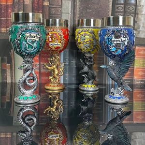 Copa de Cerveza de Acero Inoxidable con Diseño de las Cuatro Casas Mágicas, Copa de Recuerdo para Fanáticos de <span class=keywords><strong>Harry</strong></span> <span class=keywords><strong>Potter</strong></span>, Colección y Regalo - Product Image 3