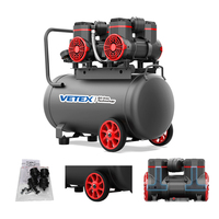 Compresseur d'air portable silencieux sans huile SPERAN OEM d'usine, mini-pompe à piston haute pression 50L 220V