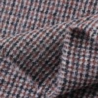 Tissu en laine peignée 100 % tendance, coloré, écologique, absorbant l'humidité, respirant, à motif teint en fil, pour robes de filles