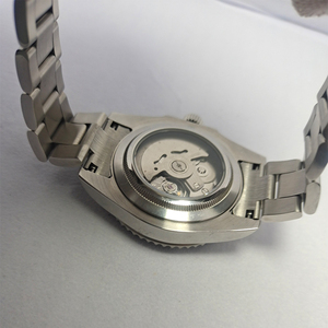 Montre de plongée automatique mécanique de luxe pour hommes, de qualité supérieure, en acier inoxydable, avec cadran noir et violet, étanche 5 bars - Product Image 5