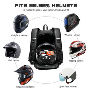 Mochila Key Of Street para motocicleta, 55L, impermeable, reflectante, de gran capacidad, con doble correa para el hombro, para viajes en motocicleta - Product Image 4