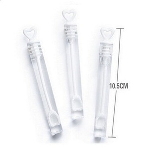 หลอดฟองสบู่สีขาวขนาดเล็กน่ารัก รูปหัวใจ หลอดเปล่าสำหรับใส่สบู่ ของชำร่วยงานแต่งงาน ของขวัญวันเกิด อุปกรณ์จัดงานเลี้ยง - Product Image 5