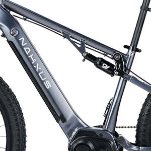 Bicicleta Eléctrica Urbana Nakxus 27M201 con Pedaleo Asistido, Estilo Vintage, Batería de 13ah, Alcance de 40km, Motor de 750W, Cuadro de Aluminio Gris, Asiento Delantero Ajustable - Product Image 5