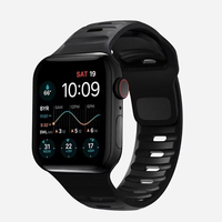 Bracelet Upro pour Apple Watch 38 44 42 41 45MM, vente en gros, bracelet de montre en silicone sport classique de haute qualité pour Apple Watch 7 6 5 4 SE