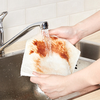 Serviettes de cuisine réutilisables en viscose de bambou, carrées, 7x9 pouces, très absorbantes, pour la cuisine et la maison