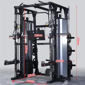 Vente chaude Équipement De Gymnastique Commercial Fitness Multi fonctionnel Smith Machine Power Squat Rack