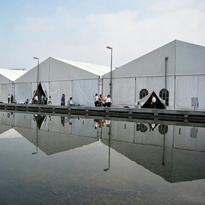 Carpa de Almacenamiento Logístico Grande de Aleación de Aluminio, 20x40 pies, Resistente a la Intemperie, Almacenamiento Temporal, Uso Industrial en Exteriores - Product Image 2
