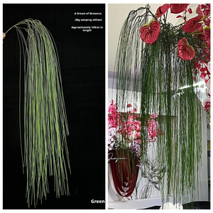 Plantes artificielles suspendues LO-798, fausses plantes vertes, guirlandes d'amarante, lianes de saule pour la décoration de mariage, d'événements et de murs domestiques - Product Image 6
