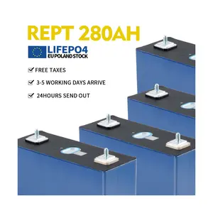 Baterai Lifepo4 baterai 3.2v 280 Ah baterai Lifepo4 baterai Lithium Ev 32v 280 Ah sel prismatis lifepoo Lithium