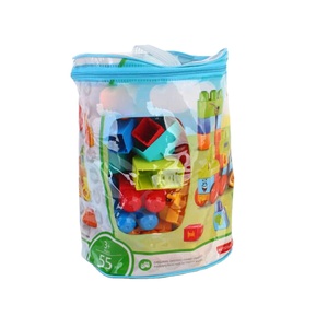 Lot de 55 blocs de construction de véhicules en PVC, ensemble de jouets STEM, idéal pour l'apprentissage en déplacement, le jeu créatif et les aventures imaginatives - Product Image 1