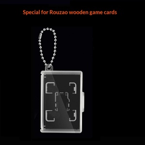 Caja <span class=keywords><strong>de</strong></span> cartuchos miniatura <span class=keywords><strong>de</strong></span> madera suave compatible con 2 unidades, colgante y llavero con tarjeta <span class=keywords><strong>de</strong></span> juego gratuita para convenciones <span class=keywords><strong>de</strong></span> cómics - Product Image 4
