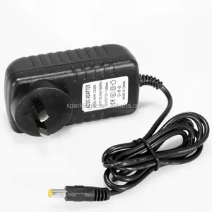 באיכות גבוהה 12w כוח מתאם 5v 2.4a 12v 1a מטען קיר saa תקע dc 5.5*2.1mm אספקת חשמל עבור נתב