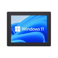 Panel PC Layar Sentuh Kapasitif Terintegrasi Kontrol Industri, Mesin Terintegrasi, Tablet Embedded, CPU I3/I5/I7, SSD 32G-256G untuk PLC