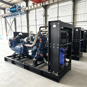 Générateur au gaz naturel à cadre ouvert industriel de 100 kW à refroidissement par eau avec démarrage automatique intelligent et télécommande pour projets commerciaux - Product Image 1