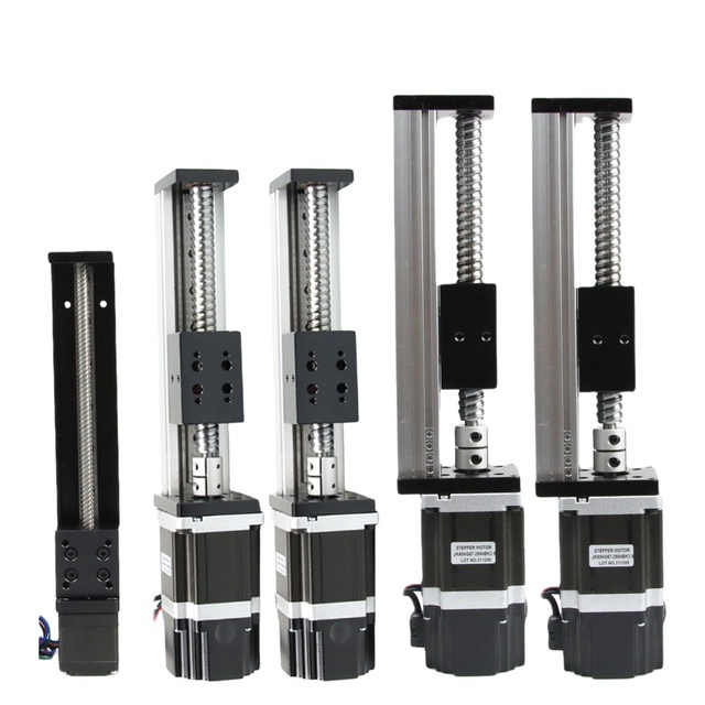 Step Motor Nema24 with 24v Brake for Ball Screws Linear Module Sliding Table Motion System Micro Linear Actuator