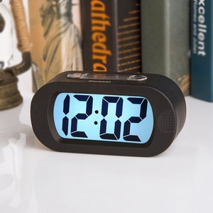 KH-CL010 Bàn Đèn Nền Không Thể Phá Vỡ Silicon Snooze Điện Tử Kỹ Thuật Số Đồng Hồ Báo Thức Với Thêm Màn Hình LCD Lớn - Product Image 4