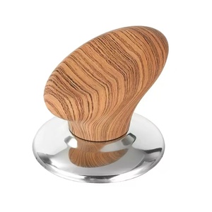 Nồi xử lý thủy tinh nồi nắp xử lý núm chống bỏng Bakelite xử lý hạt gỗ đồ nấu nướng Grip - Product Image 4