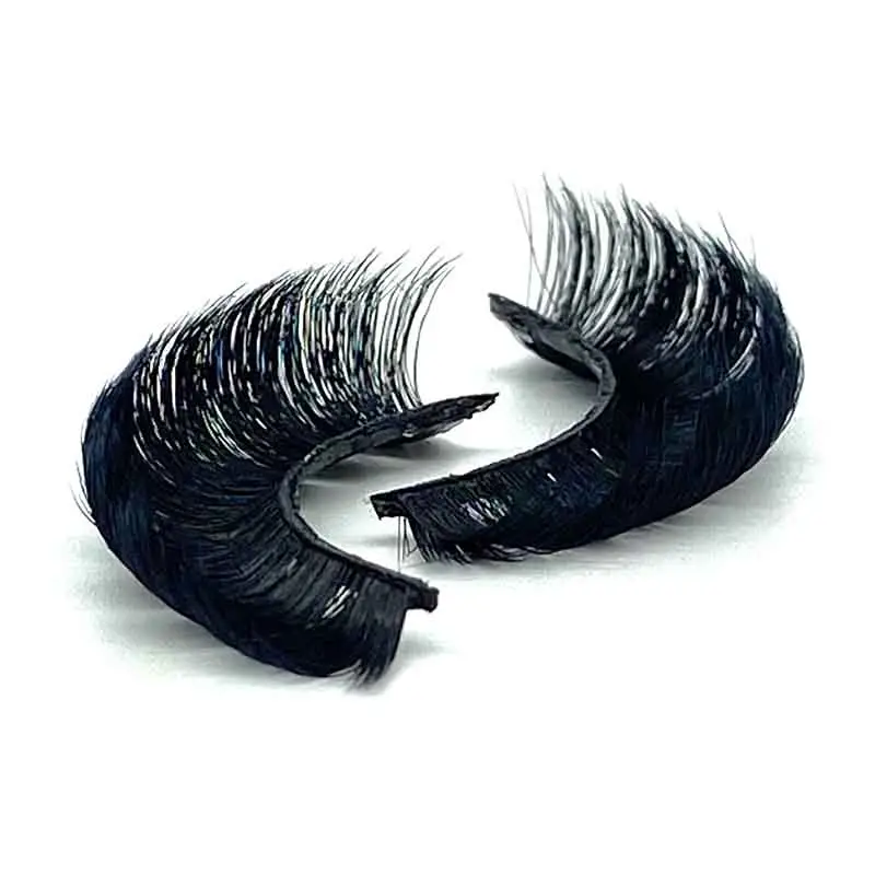 Melhor Qualidade Russo Strip Lashes DD Curl Strip Eye Lashes Natural Handmade 3D Faux Mink Lashes