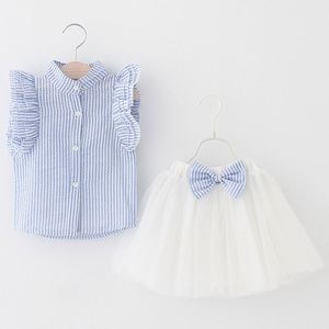 T-shirts personnalisés pour enfants et ensembles de robes pour petites filles, coupés et cousus sur mesure, en provenance directe de l'usine chinoise – Vente chaude - Product Image 2