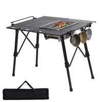 SOLO WILD mobilier de jardin extérieur ultra-léger Portable oeuf rouler pliant en aluminium barbecue IGT Table de Camping