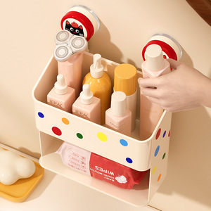 Bathroom Tissue Box Rectangular Suction Mounted Storage For Toilet Paper Face Towel Cosmetic With Suction Cup - Product Image 3