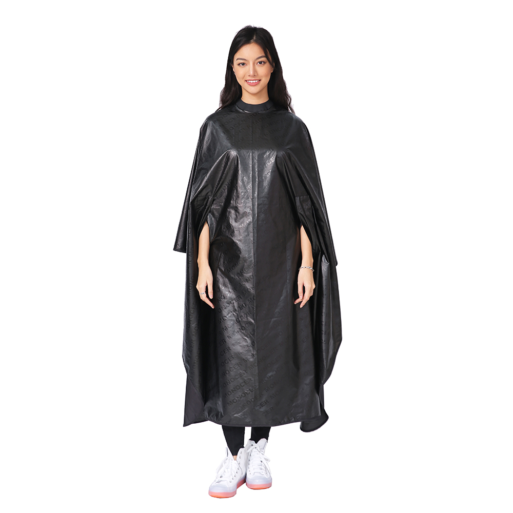 Черная силиконовая накидка на шею для парикмахерской с логотипом на заказ силиконовая резиновая накидка для стрижки волос