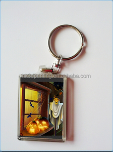 Llavero Promocional Personalizado de Doble Cara con Foto Digital Impresa en 3D con Lente UV, de Acero Inoxidable y Acrílico, Regalos, Obsequios, Recuerdos - Product Image 2