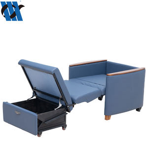 BDEC111 Canapé-<span class=keywords><strong>lit</strong></span> d'<span class=keywords><strong>hôpital</strong></span> médical pour l'accompagnement des patients, inclinable, en éponge haute densité - Product Image 2