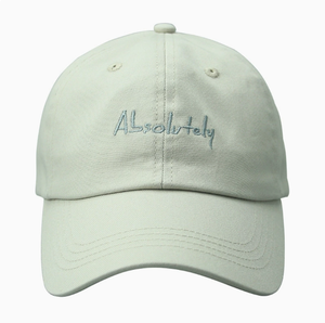 Unisex Cotton Baseball Cap with Absolutely Embroidery Letter Adjustable Casual Dad Hat for Daily Wear - Product Image 1