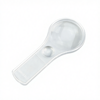 Handheld PMMA Transparent Mini Pocket Magnifier 3-Year Warranty 45mm Lens Education Use Customizable ODM/OEM for Promotional