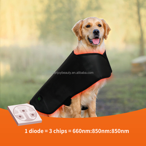 Batterie intégrée LED lumière <span class=keywords><strong>rouge</strong></span> et infrarouge <span class=keywords><strong>vêtements</strong></span> pour chiens de compagnie thérapie animale manteau de ceinture pour chiens produit de soin des chevaux - Product Image 2