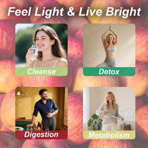 Gomitas de Vinagre de Sidra de Manzana Orgánicas Vitahealthy, Buen Precio, Populares, Halal, Sin Azúcar, Extracto Natural de Plantas, Quema Grasa, Adelgazantes - Product Image 2