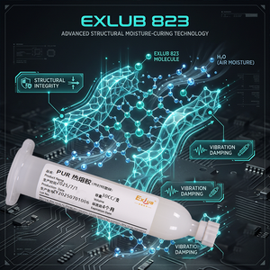 Colle PUR 823 à haute résistance initiale, adhésif réactif polyuréthane antichoc à 720 % d'élongation pour tablettes et appareils portables - Product Image 3