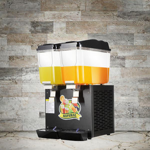 Dispensador de Bebidas Frías Multifuncional Comercial FMS FCS-162C de 16L con 2 Tanques de Acero Inoxidable Cromado para Enfriar/Calentar - Product Image 3