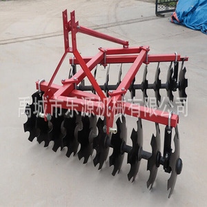 Disc Harrow 3 <b>Row</b> Heavy Duty Farm Cultivator For 70 Hp Tractor Agricultural <b>Machinery</b> Red High Productivity - Product Image 4