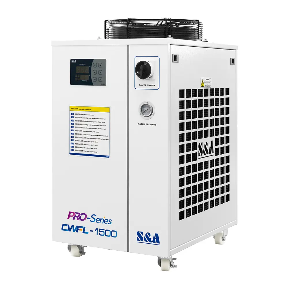 Cloudray BM3 S & A CWFL-1500 Resfriada A Água Chiller Industrial Para A Máquina de Corte A Laser De Fibra